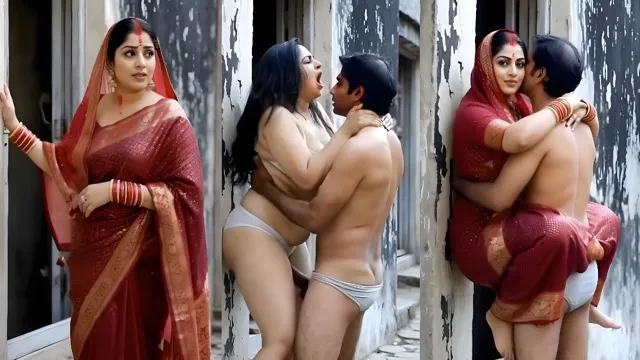 Outdoor Of A Devar Bhabhi In A Ruined House AI Short Film